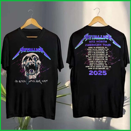 Metallica M72 North American Tour 2025 T-Shirt - CODE: Freeshipping